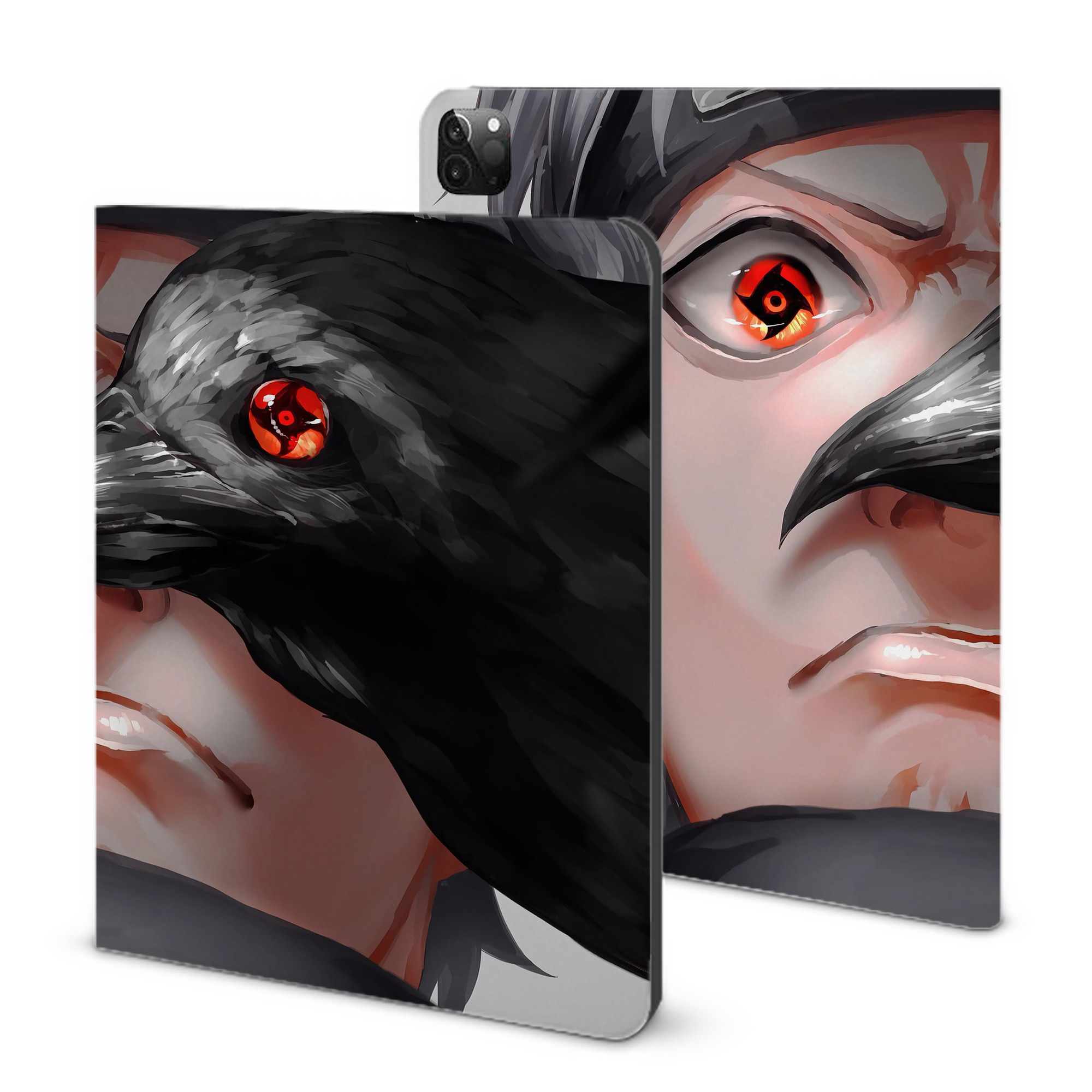 （画像用） NARUTO -ナルト- NARUTO -ナルト- 疾風伝 IPadケース ペンホルダー付き ブックスタイルデザイン